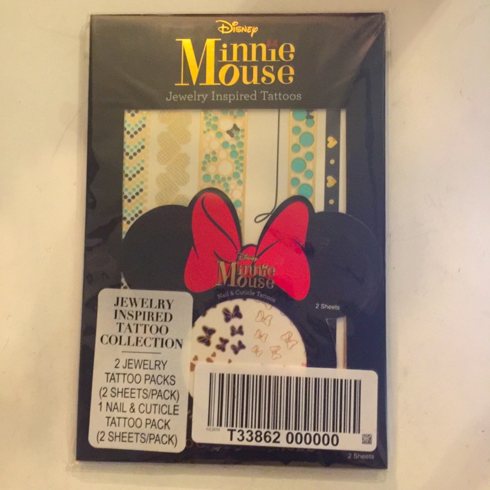 Disney Minnie Mouse Jewelry Inspired Tattoos